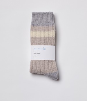 Beige Men Merz B. Schwanen MW74 Socks | MERZ8107635