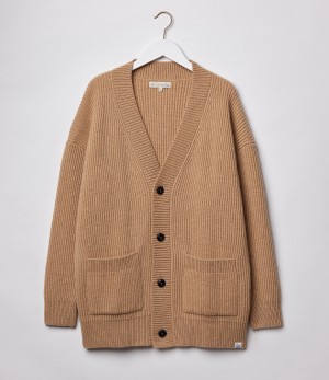 Brown Men Merz B. Schwanen LOCG01 Cardigan | MERZ9704125