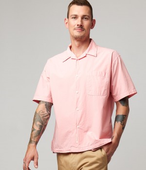 Coral Men Merz B. Schwanen SHIRT03 bowling Shirts | MERZ4698327