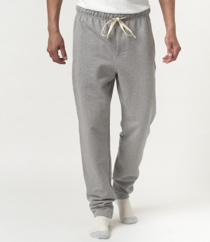 Grey Men Merz B. Schwanen 3S50 loopwheeled Sweatpants | MERZ7631980