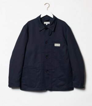 Navy Men Merz B. Schwanen JKT01 Jackets | MERZ1546389