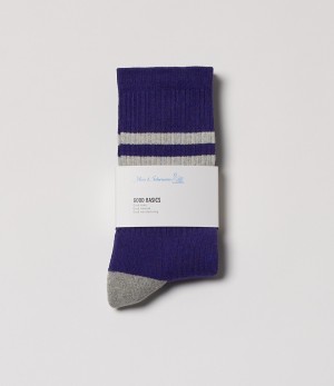 Purple Women Merz B. Schwanen GS06 Socks | MERZ8350279