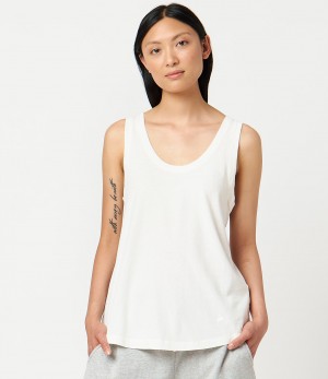 White Women Merz B. Schwanen WHPTANK03 Tank Top | MERZ8342609