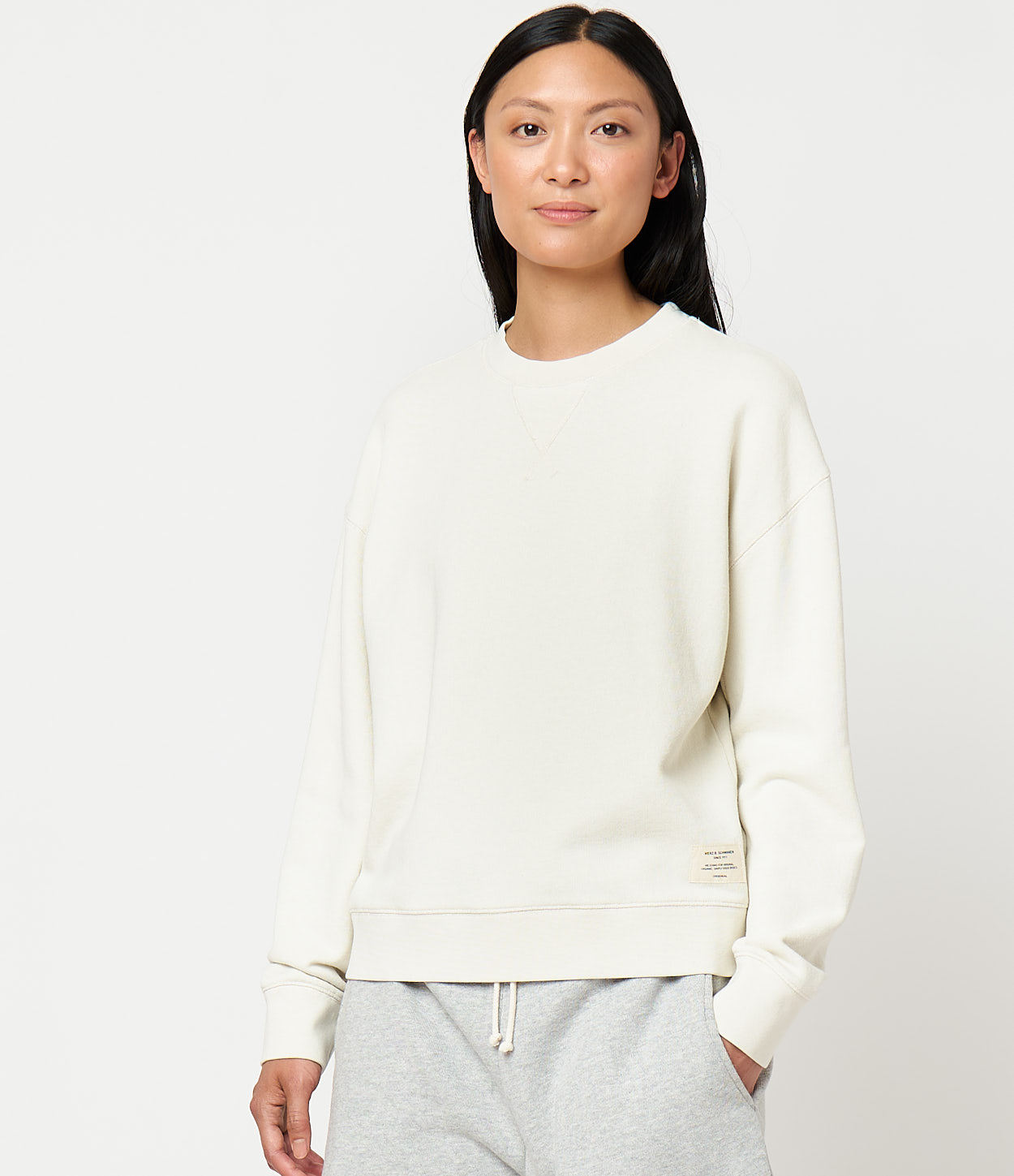 Beige Women Merz B. Schwanen WCSW15 Sweatshirts | MERZ6031849