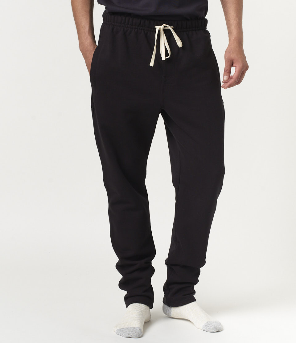 Black Men Merz B. Schwanen 3S50 loopwheeled Sweatpants | MERZ6285094