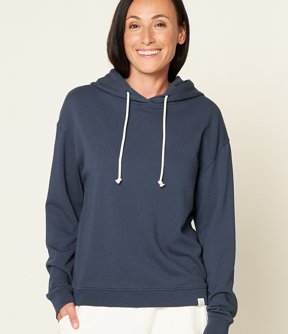 Blue Women Merz B. Schwanen WHD11 Hoodie | MERZ9840731