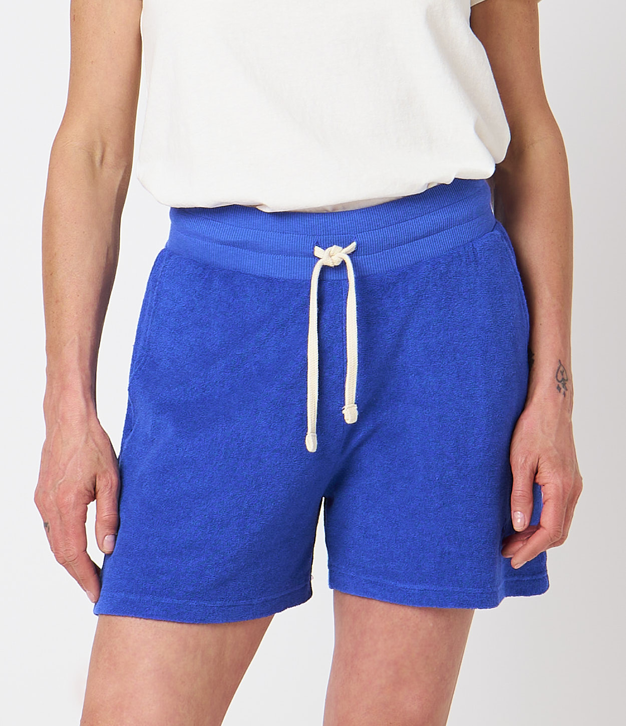 Blue Women Merz B. Schwanen WTSPS03 Terry Shorts | MERZ6301254