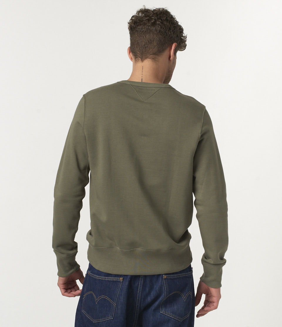 Dark Green Men Merz B. Schwanen 346 loopwheeled Sweatshirts | MERZ5094132