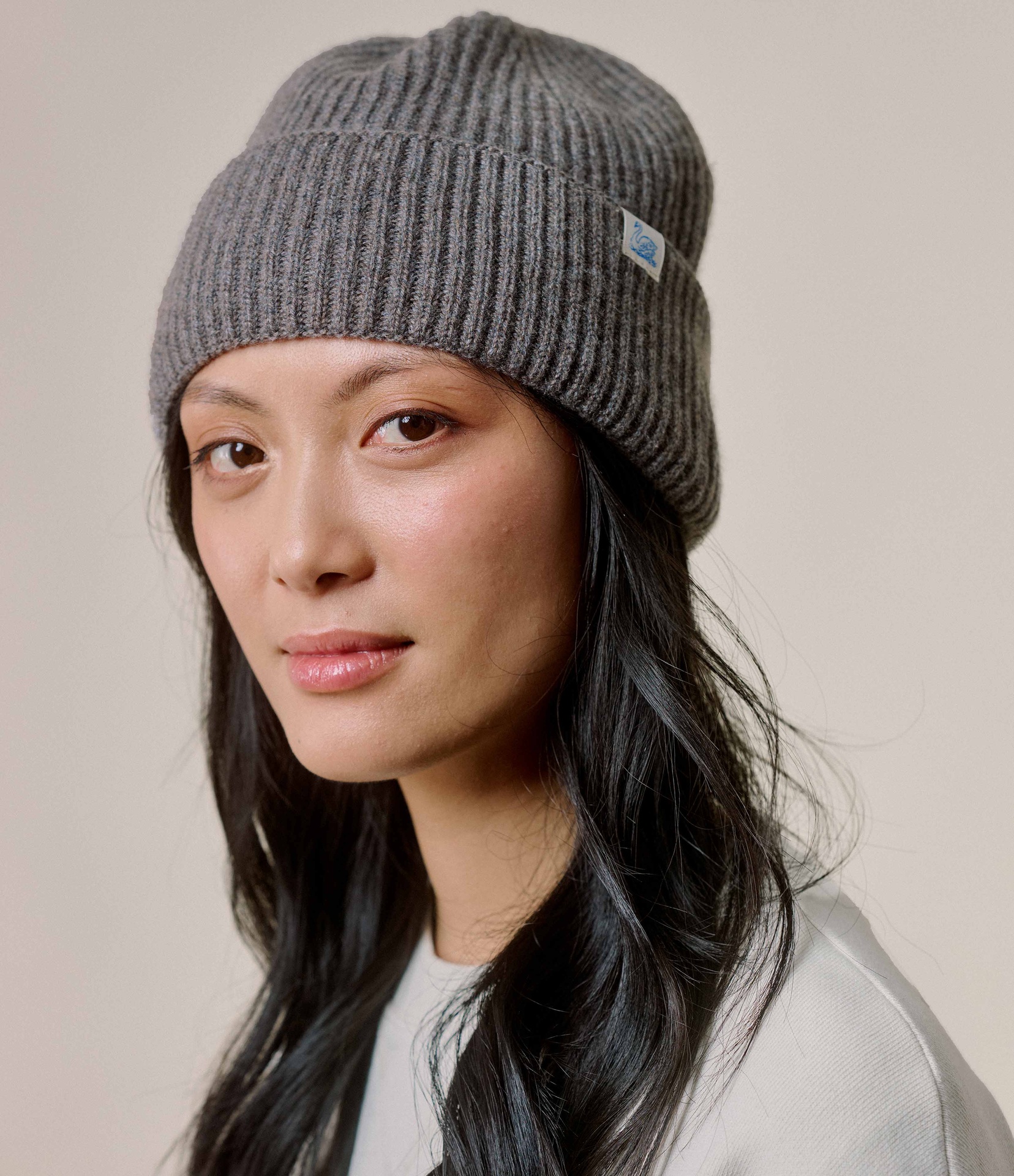 Dark Grey Women Merz B. Schwanen SKBN05 Beanie | MERZ0147592