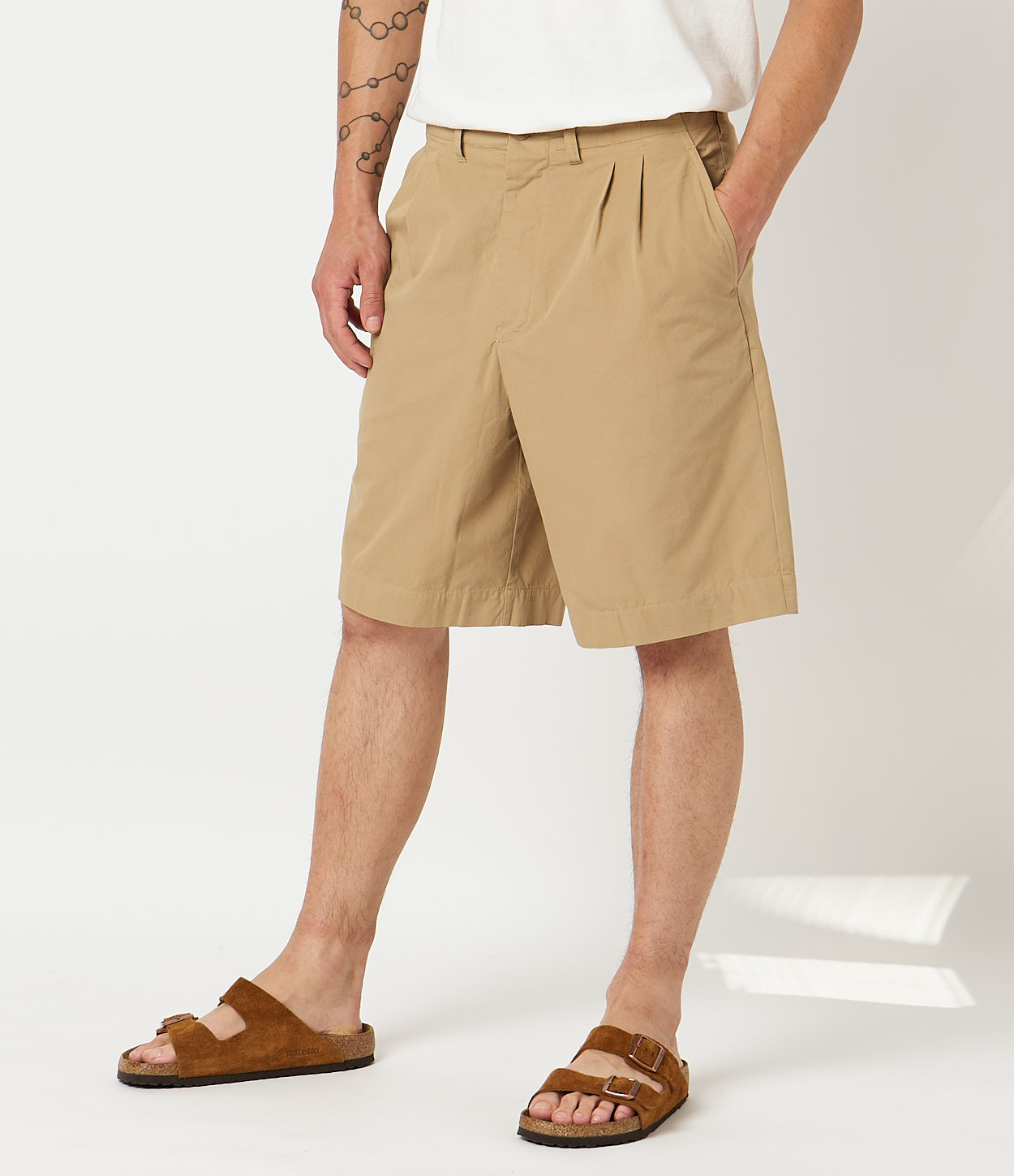 Khaki Men Merz B. Schwanen SHORTS01 Shorts | MERZ5284609