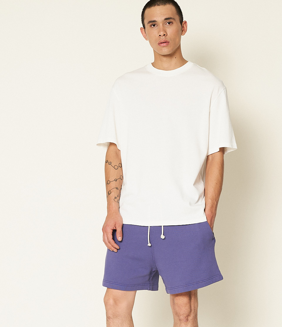 Purple Blue Men Merz B. Schwanen SPS05 Sweatshorts | MERZ2435901