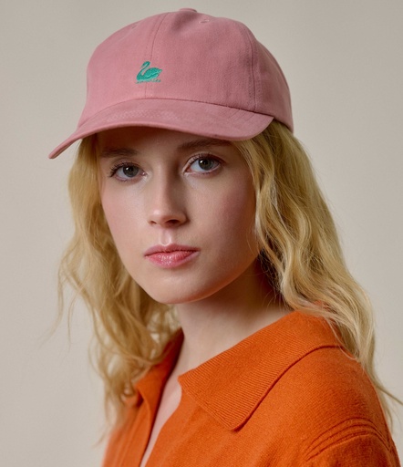 Rose Women Merz B. Schwanen CAP01 swan logo Caps | MERZ1836472